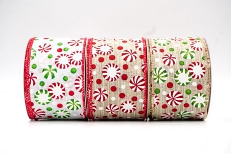 Weihnachtliche Süßigkeiten Geschenkbänder